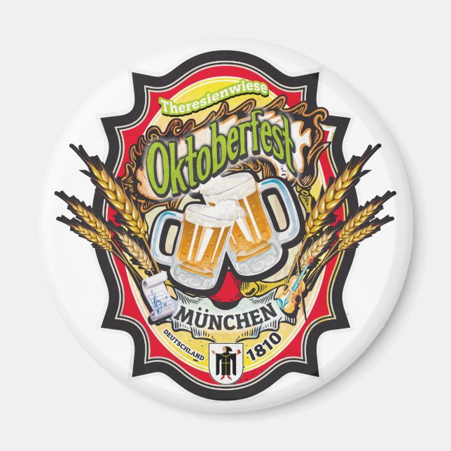 OKTOBERFEST MÜNCHEN DEUTSCHLAND MAGNET (Front)
