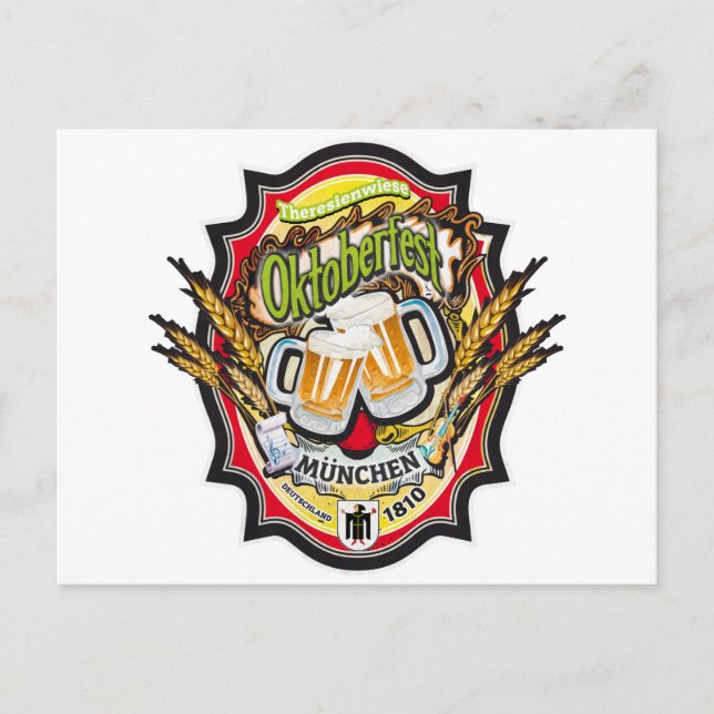 OKTOBERFEST  MÜNCHEN DEUTSCHLAND POSTCARD (Front)