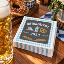 Oktoberfest Napkins - German Beer Party