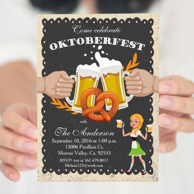 Oktoberfest/ Octoberfest Beer Party Invitation (Creator Uploaded)