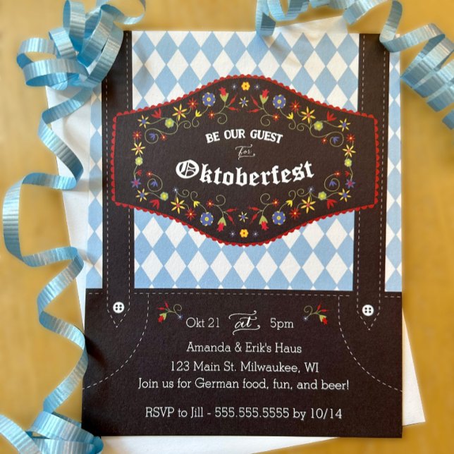 Oktoberfest (Octoberfest) German Party Invitation (Creator Uploaded)