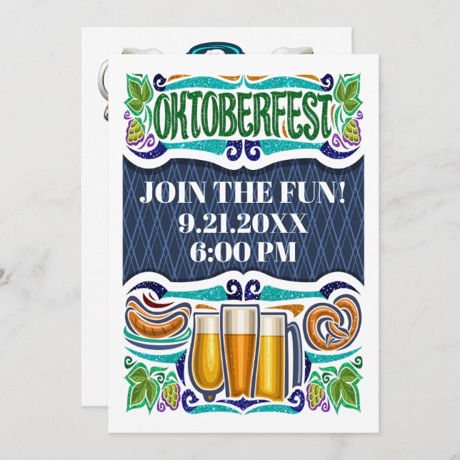 OKTOBERFEST / Octoberfest Invitation (Front/Back)