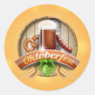 Oktoberfest Octoberfest Party Classic Round Sticker