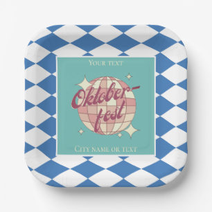 Oktoberfest Octoberfest Party table decor Plate