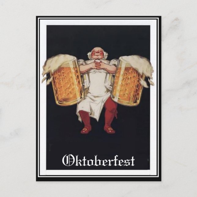 Oktoberfest Octoberfest Vintage Postcard (Front)