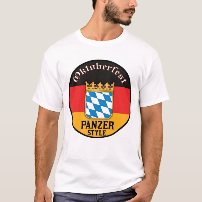 Oktoberfest - Panzer Style T-Shirt (Front)