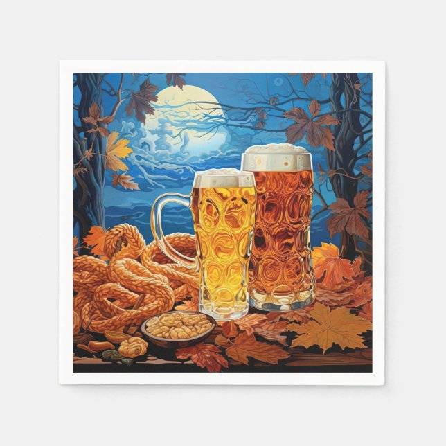Oktoberfest Paper Napkins  (Front)