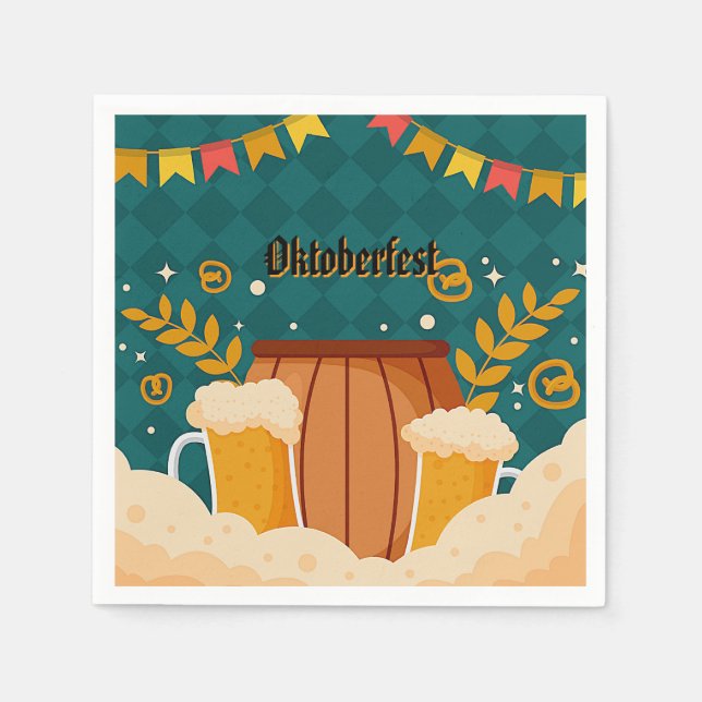 Oktoberfest Paper Napkins (Front)