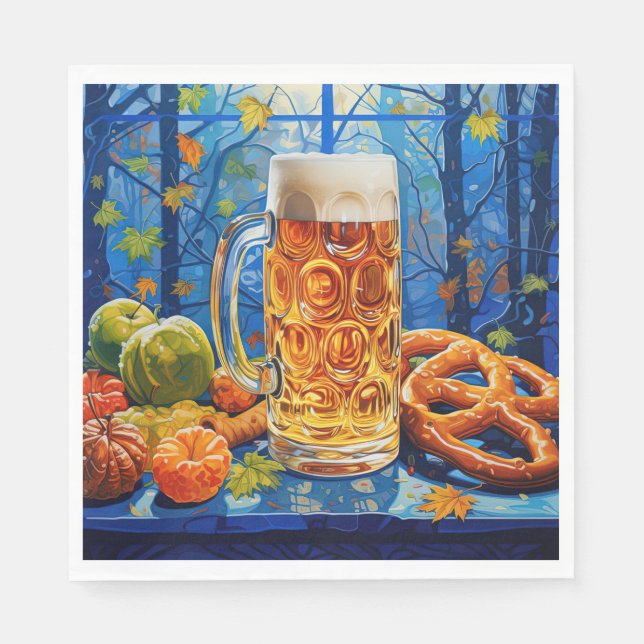Oktoberfest Paper Napkins  (Front)