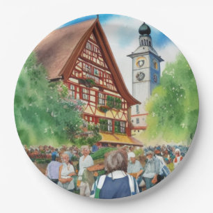 Oktoberfest Paper Plate