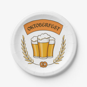 Oktoberfest paper plates