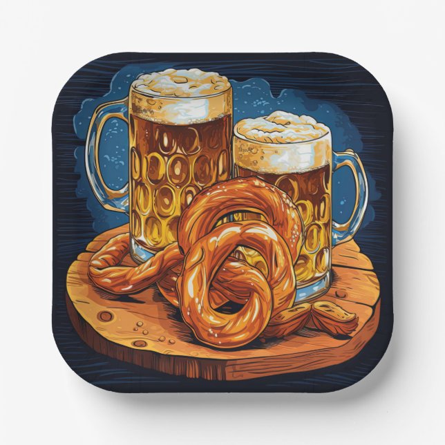 Oktoberfest Paper Plates (Front)