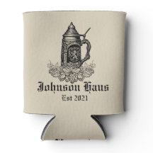 Oktoberfest Party Favour Custom Beer Can Cooler