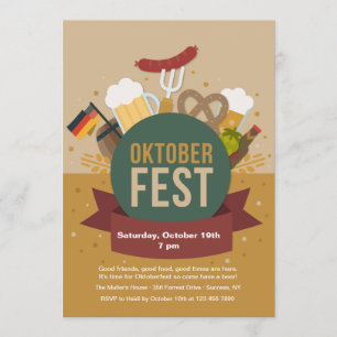 Oktoberfest Party Invitation