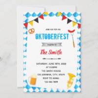Oktoberfest party invitation