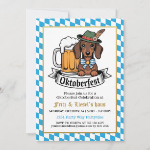 Oktoberfest Party Invitation Beer Festival