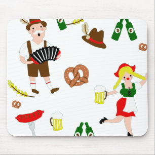 Oktoberfest party mouse pad