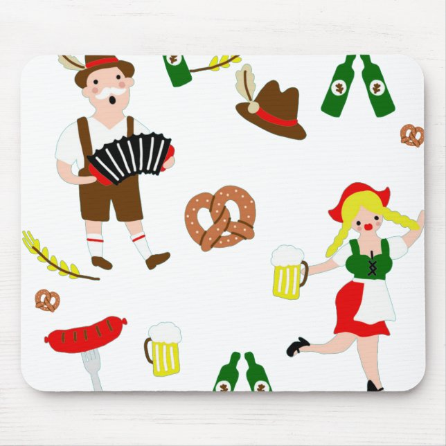 Oktoberfest party mouse pad (Front)