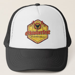Oktoberfest - Pentagon Design Trucker Hat