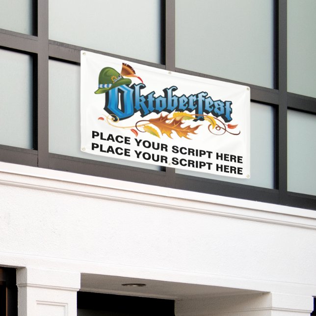 Oktoberfest Personalised  Banner (Outside Building)