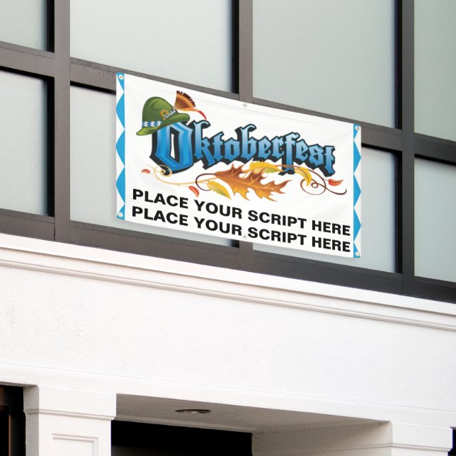 Oktoberfest Personalised  Banner (Outside Building)