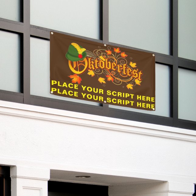 Oktoberfest Personalised  Banner (Outside Building)