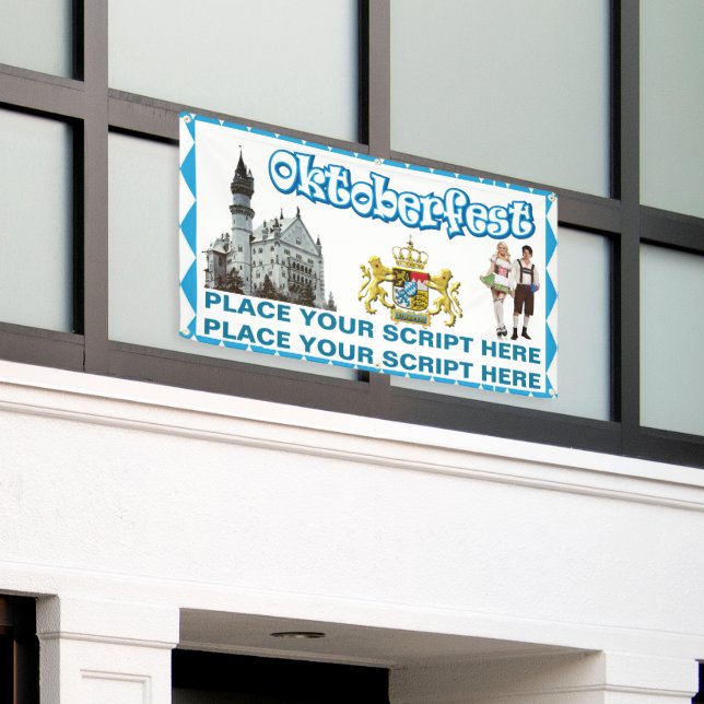 Oktoberfest Personalised  Banner (Outside Building)