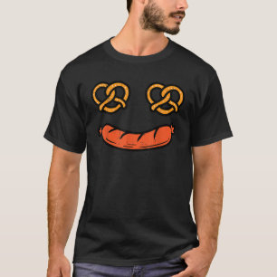 Oktoberfest Pretzel Bratwurst German Costume Women T-Shirt