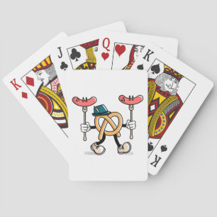Oktoberfest pretzel playing cards