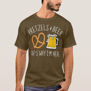 Oktoberfest Pretzels & Beer , Funny Festival Beer T-Shirt