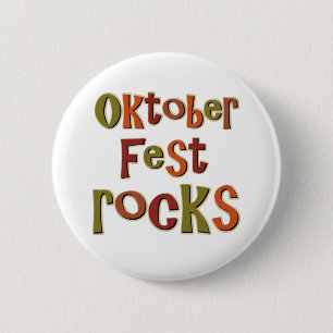 Oktoberfest Rocks 6 Cm Round Badge