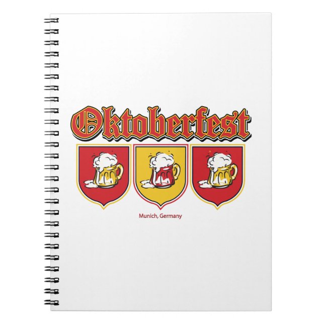 Oktoberfest-Shield---Beers Notebook (Front)