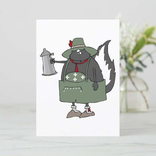 Oktoberfest Skunk Invitation (Creator Uploaded)