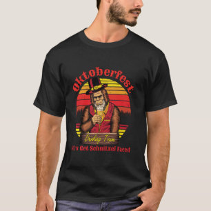 Oktoberfest Team Lets Get Schnitzel Faced German B T-Shirt