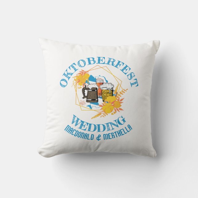 OKTOBERFEST Wedding Cushion (Front)