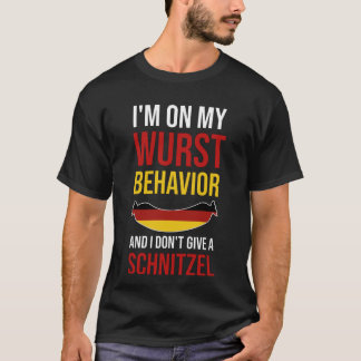 Oktoberfest Wurst Behavior Dont Give A Schnitzel T-Shirt