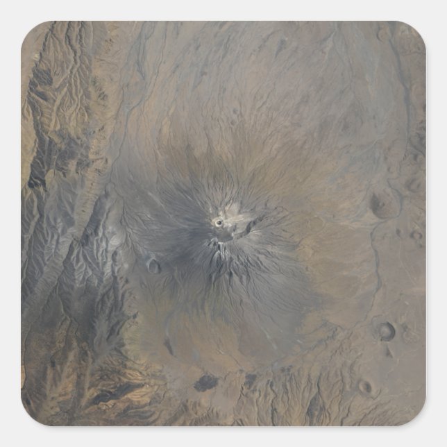 Ol Doinyo Langai in Tanzania Square Sticker (Front)