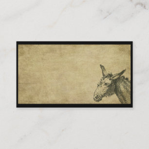 Ol' Donkey- Prim Business Cards