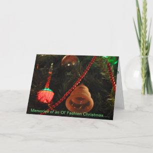 Ol' Fashion Christmas Memories Holiday Card
