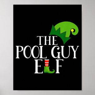 Ol Guy Elf Matching Family Group Christmas Party P Poster