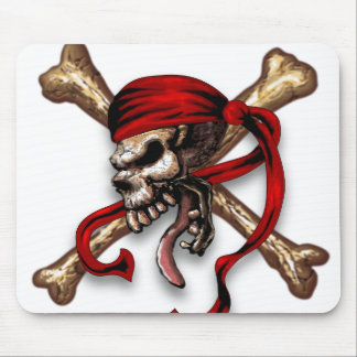 Ol Pirate Skull Mouse Pad