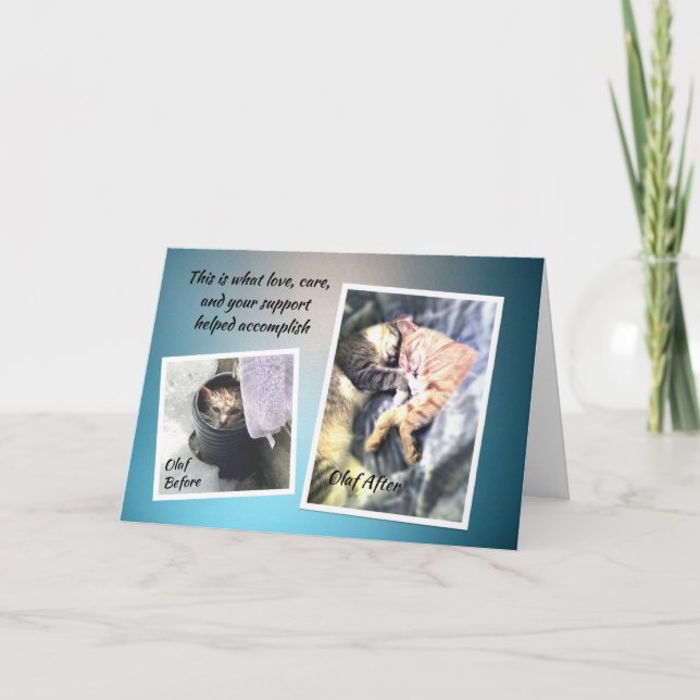 Olaf Thank You Card (Front)