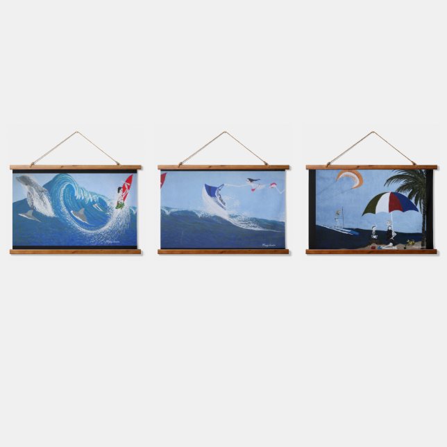 Olamendes wall painting  hanging tapestry (Triple)
