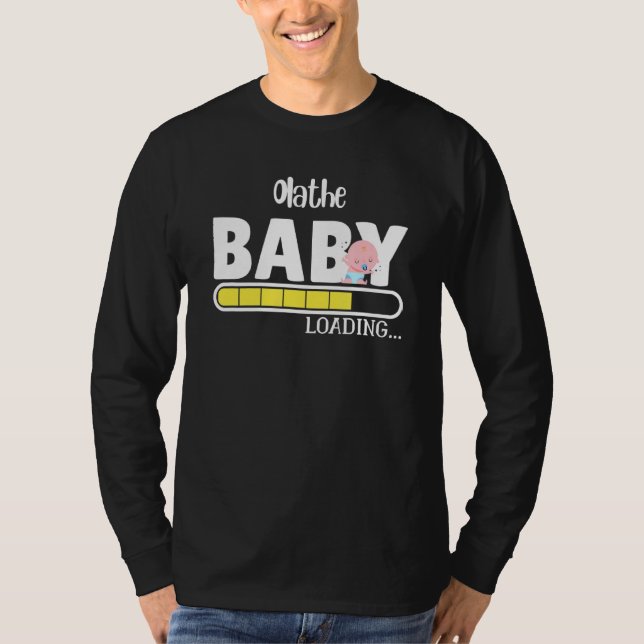 Olathe Native Pride Funny State Baby Parent Mum Da T-Shirt (Front)