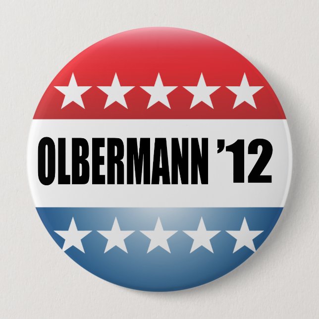 OLBERMANN 10 CM ROUND BADGE (Front)