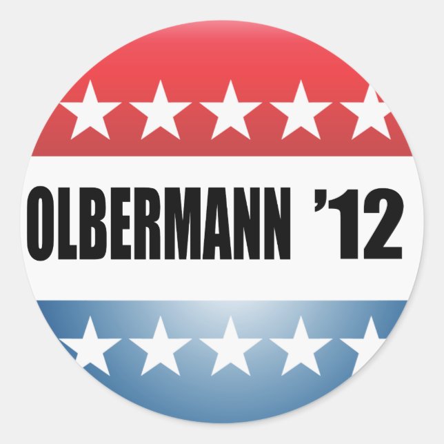 OLBERMANN CLASSIC ROUND STICKER (Front)
