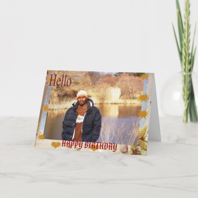 OLCIAN, HAPPY BIRTHDAY CARD (Front)