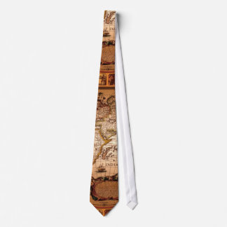 Old 1481 World Map Art Men's Fashion Tie