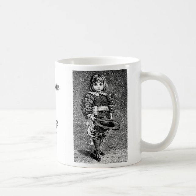 Old 1800's Art of Boy With a Hat Coffee Mug (Right)