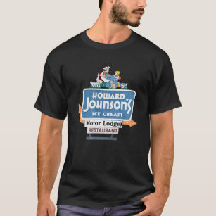 Old 60s Howard Johnson's Restaurant Roadside Marqu T-Shirt